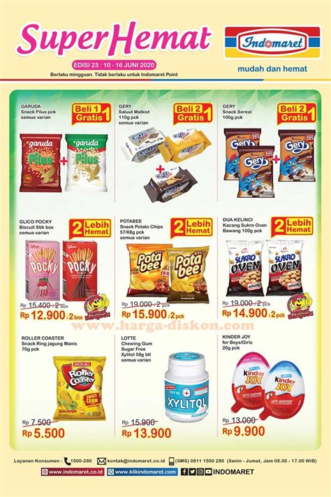 Promo Indomaret Terbaru Juni Katalog Jsm Super Hemat Hari