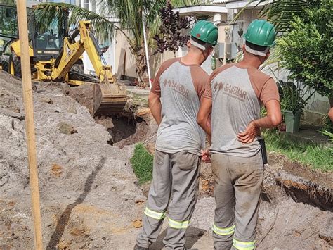 Sanemar avança obras de esgotamento sanitário em Itaipuaçu