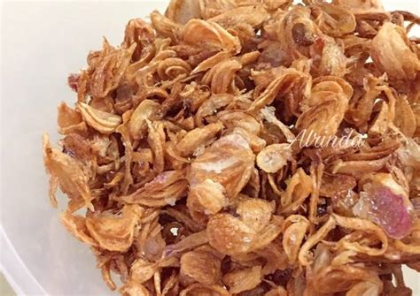 Resep Bawang Goreng Renyah Dan Awet Oleh Alrinda Cookpad