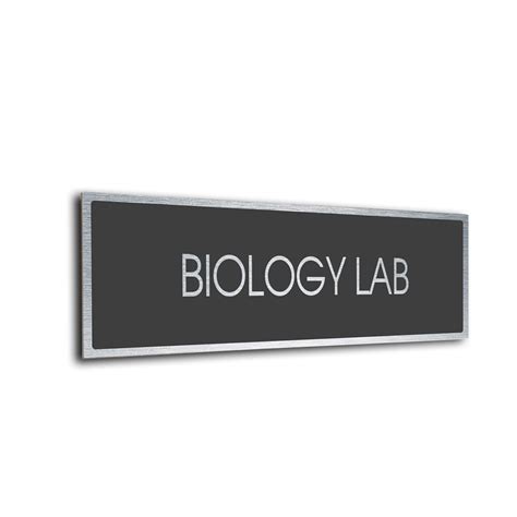 Biology Lab Door Sign Clearly Label Every Room In Your Facility With