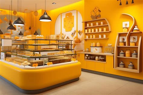 Premium Photo Bakery Shop Design Concept