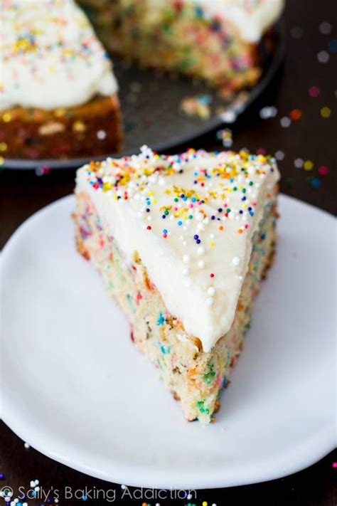 Easy Homemade Funfetti Cake By Sour Cream