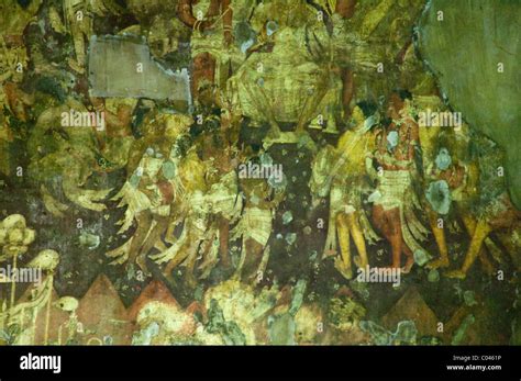 Murals in Ajanta Caves, Aurangabad, India Stock Photo - Alamy