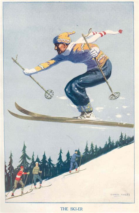 The Ski Er Vintage Ski Posters Ski Posters Ski Art