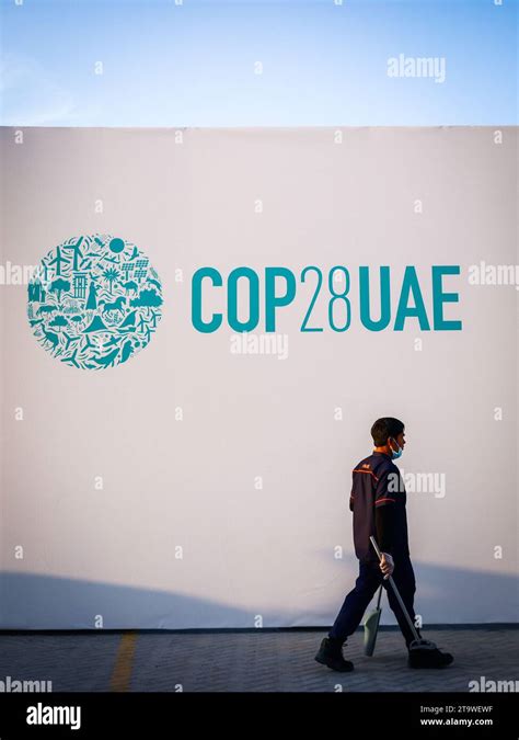 Dubai Emirati Arabi Uniti Novembre Un Logo Della Cop Eau