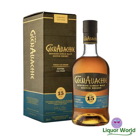 Glenallachie 15 Year Old Scottish Virgin Oak Finish Glencairn Glass