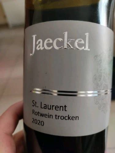 Jaeckel St Laurent Rotwein Trocken Vivino