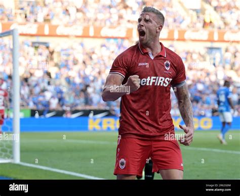 GENK Toby Alderweireld Of Royal Antwerp FC Celebrates The National