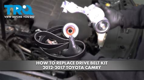 How To Replace Drive Belt Kit Toyota Camry Youtube