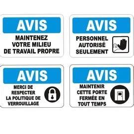 Affiches Osha Avec La Mention Avis Sylprotec