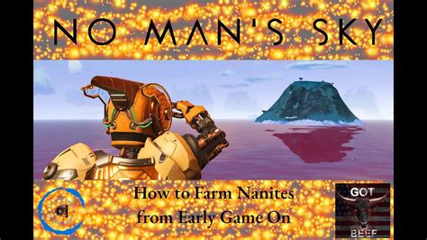 No Man S Sky Lots Of Ways To Farm Nanites From Early Game On Youtube