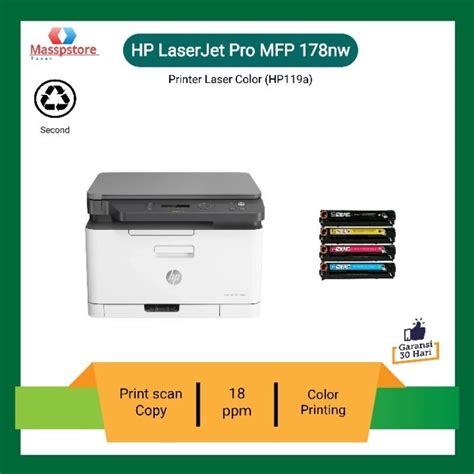 Jual Printer Hp Color Laserjet Mfp Nw Printer Color Printer Scan