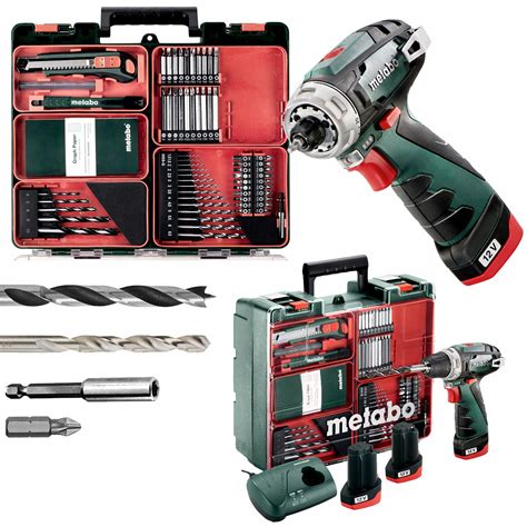 Wiertarko Wkr Tarka Akumulatorowa V Metabo Powermaxx Bs Set X Ah