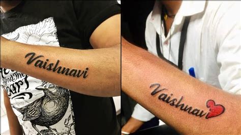 Vaishnavi Name Tattoo Designs Youtube