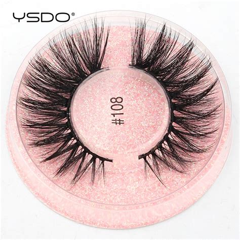 YSDO 3D Faux Mink Eyelashes Natural Bulu Mata Palsu 1 Pair Volume 3D