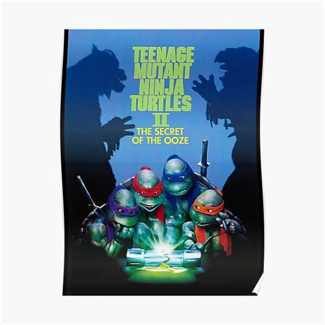 Tmnt 2 Secret Of The Ooze Classic Poster For Sale By Bobbys20 Redbubble