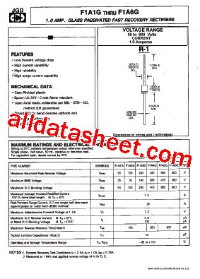 F A G Datasheet Pdf Jinan Gude Electronic Device