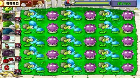 Plant Vs Zombie Gatling Pea Vs Winter Melon Vs Gloom Shroom Vs All