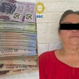 Detienen a abuelita que intentó meter 80 mil pesos al Reclusorio Norte