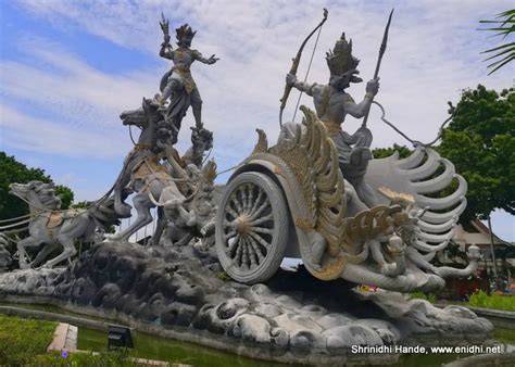 Ghatotkacha Karna war statue near Denpasar airport, Bali - eNidhi India ...