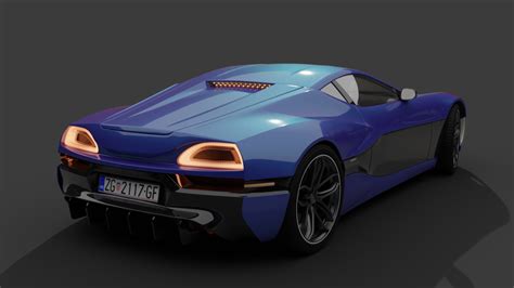 Rimac Concept One Cgtrader