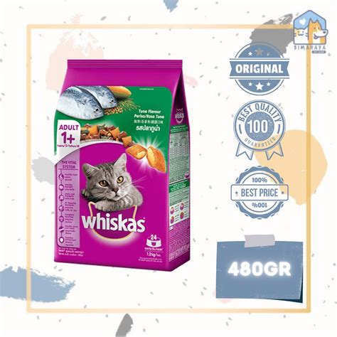 Jual WHISKAS ADULT TUNA 480GR FRESHPACK Shopee Indonesia