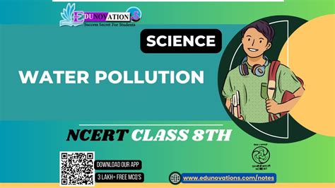 Water Pollution Ncert Class 8 Science Cbse Youtube