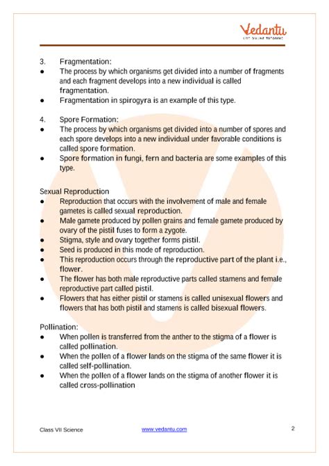 Reproduction In Plants Class 7