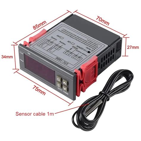 Aerial Net STC 1000 Digital Thermostat Heating Cooling With NTC