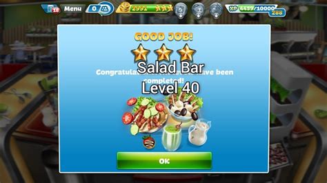 Cooking Fever Salad Bar Level 40 YouTube