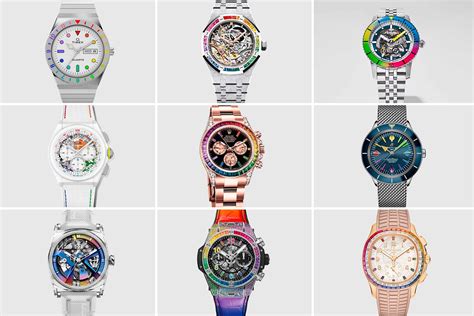 10 Vibrantly Colored Rainbow Timepieces For Your Wrist This Summer