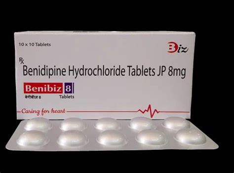 Benidipine Hydrochloride Tablet 8 Mg At Rs 150 Box In Nashik ID