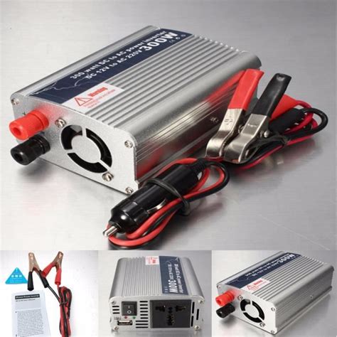 300W DC 12V Vers 220V AC Auto Car Voiture Onduleur Convertisseur