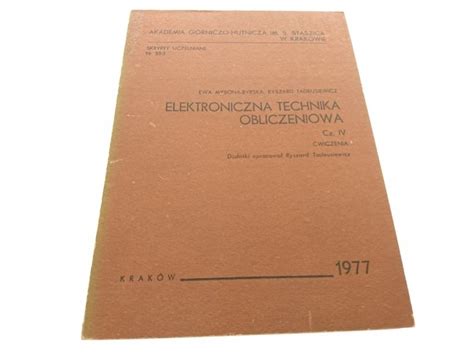 Elektroniczna Technika Obliczeniowa Cz Iv Technika Nauki