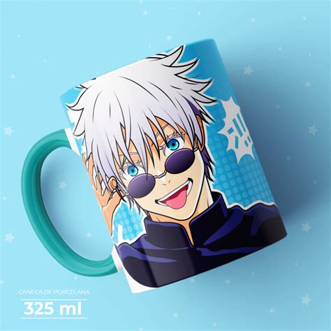 Caneca Satoru Gojo Jujutsu Kaisen Shopee Brasil