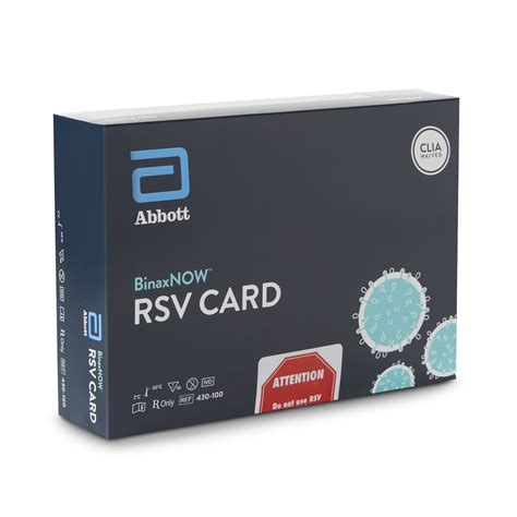 Binaxnow Rsv Rapid Test Respiratory Syncytial Virus Test Rsv Tests