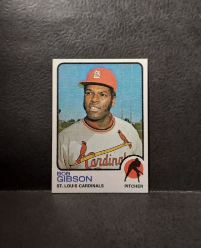 Topps Baseball Card Bob Gibson Ex Ex Mint Ebay