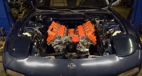 Rotary Be Damned, This Mazda RX-7 Is Being Equipped With A Hellcat V8 Engine | Carscoops