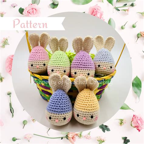 Crochet Easter Egg Bunny Pattern Crochet Easter Egg Pattern Crochet Easter Egg Bunny Plush