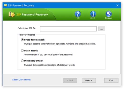 How To Recover Zip Winzip Password With Zip Password Recovery Software