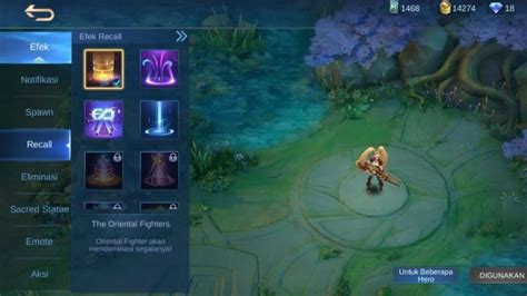 Cara Ganti Efek Recall Mobile Legends