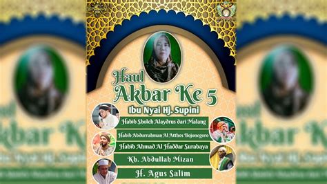 LIVE HAUL KE 5 IBU NYAI HJ SUPINI MARKAZ MIZANU QOLBIN SALIM DS