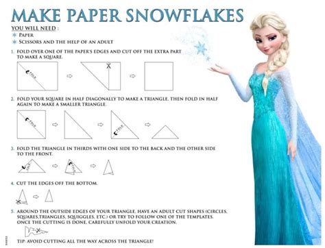 frozen-paper-snowflakes-craft - Disney in your Day