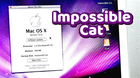 The Impossible Cat How To Install The Os X Snow Leopard Powerpc