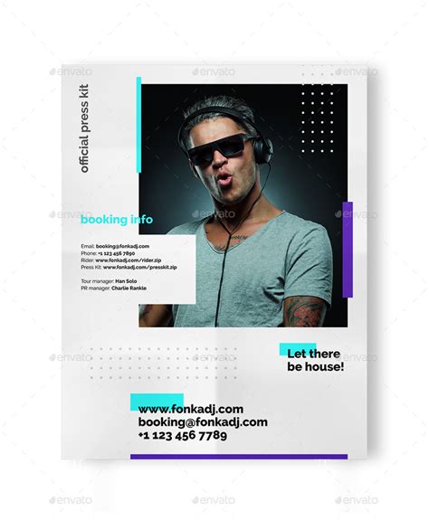 Beatz Dj Press Kit Dj Resume Dj Rider Psd Template Print Templates