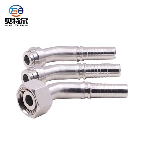 Metric Male Female Multiseal Female Hydraulic Hose Fittings One Pieces Fitting And Swaged Hose