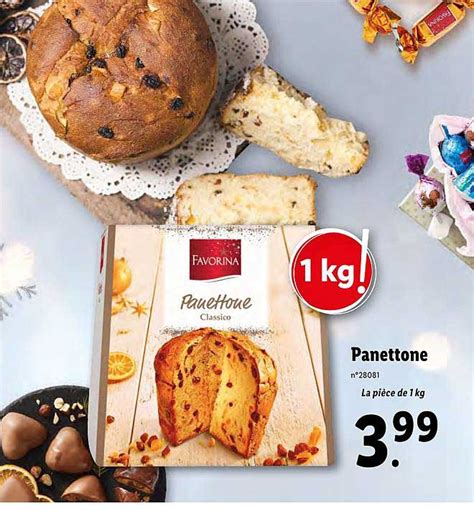 Promo Panettone Chez Lidl Icatalogue Fr