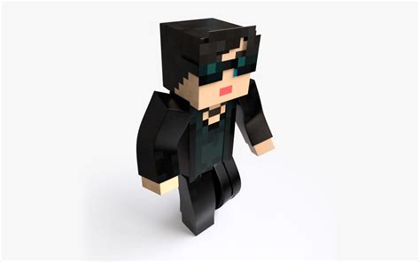 Trinity Minecraft Mixamo Animatable Vray Arnold D Model