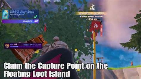 Claim The Capture Point On The Floating Loot Island Stage Of