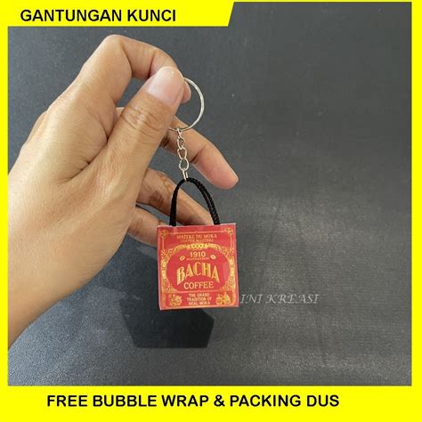 Jual Ganci Gantungan Kunci Miniatur Sb Bacha Coffee Shopee Indonesia